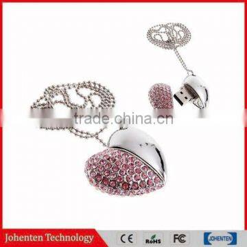 Wedding gift Best Quality Diamond Jewelry USB Flash Drive Pendrive Memory Flash 3.0 2GB -128bGb