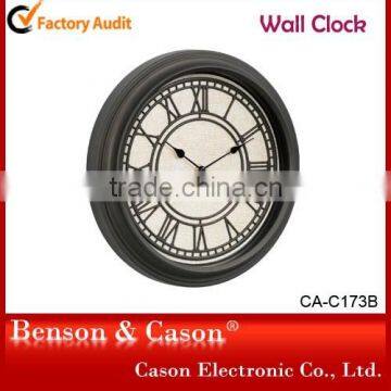 Cason Roman Numerals Wall Art Clock for Home Decoration photo-2