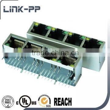 Electrical 8p8c RJ45 Plug Pcb Connector