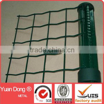 Green PVC Coated WElded Hollan Wire Mesh Fence