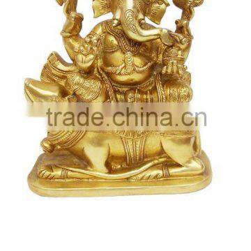 brass ganesha statue