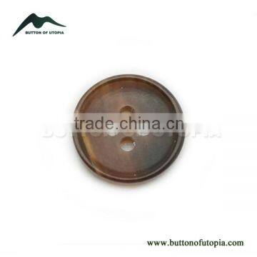 Real Natural Buffalo Horn Buttons for Formal Clothes Brown Buttons
