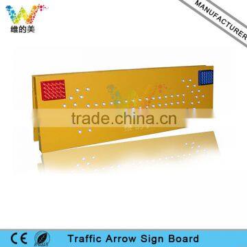 WDM factory aluminum 1200*400mm led flashing road signs traffic arrow board