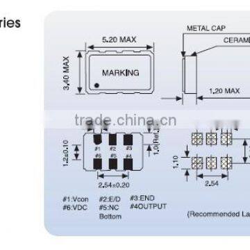 5x3.2mm SMD Voltage Controlled Oscillator(3.3V)-Metering photo-2