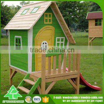 Manufacturer directly supply wooden play house,kids play tent house