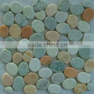 Pebble Marble Mosaic Tile (M070B-MR)