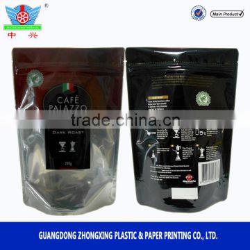 coffee bag one way valve/food grade aluminum pouch/milk packaging