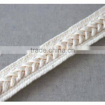 Classic Design Natural Soft Cotton Kintted Garment Trimming