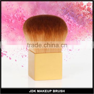 Square Makeup Brush with PU Pouch, Hot Selling Luxury Square Italy Kabuki Cosmetic Brush