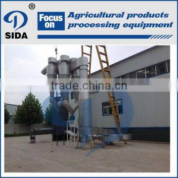 Air flow wheat starch dryer