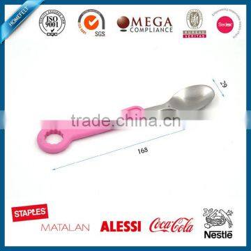 Tool Shape High Quality Knife Spoon Fork Cutlery Set With Plastic Handle