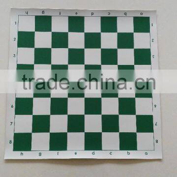 green vinyl chess board