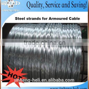 ASTM A475 5/16 Messenger wire steel wire strand