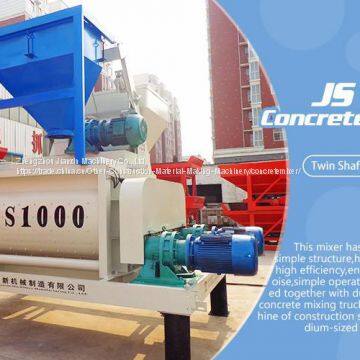 Competitive Price Js1000 Concrete Mixer With High Quality Uesed On Hzs Series Concrete Batching Plant