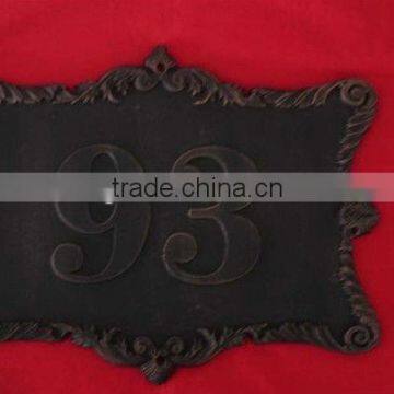 wall mounted nameplate