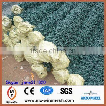 high quality 2" Mesh 3mm Diameter Hot Dip Galvanized Chain Link Fence with fitting kits