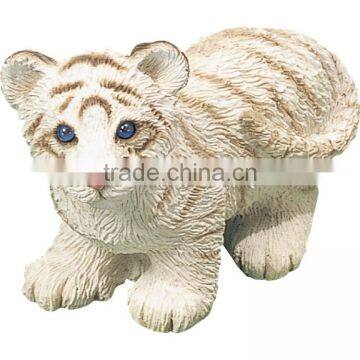 Personalized Handmade Color Painted Resin Tiger Statue