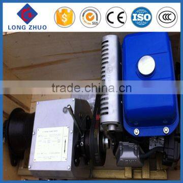 2015 hot sale traction machine engine powered winch