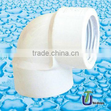 PVC Reducing Female Thread Elbow F/F 90 BS4346 /plastic reducing elbow