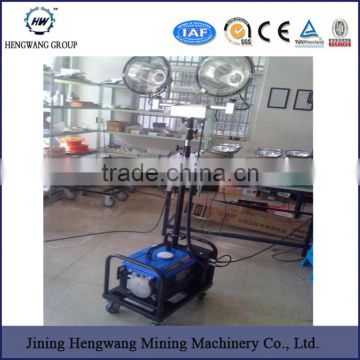 Generator supporting lifting led tower light