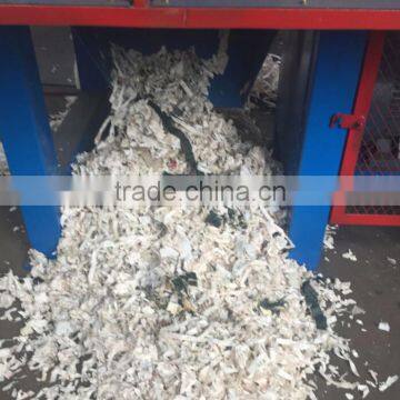 industrial scrap carton shredder for paper mill