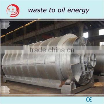 HIGH SAFETY tyre shreder pyrolysis machine TO OIL