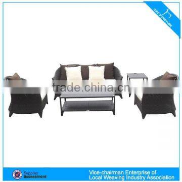 C - CF746 Foshan morden design patio rattan furniture garden sofa