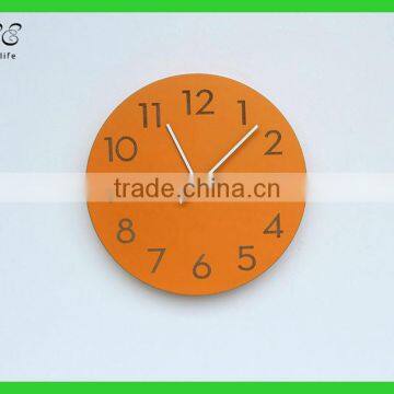 Round Wooden Wall Clock Decorative Wooden Wall Clock photo-2