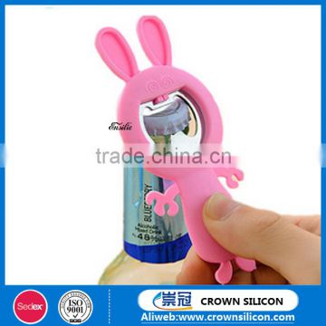 Best selling custom metal silicone bottle opener