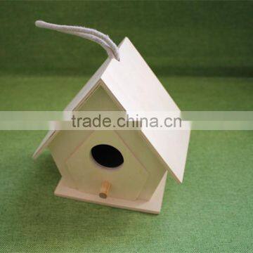 Cheap Small Wooden Bird Houses Arts and Crafts Bird House Wicker Bird Houses With Paulownia photo-4