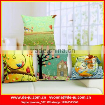 Rural Flowers Birds Indian Covers Cushion