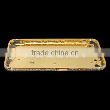 24K Gold Housing Full With Diamond for Iphone 7, Mobile Phone Housing Custom for Iphone 7 photo-6