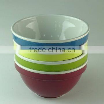 Stocked Cheap 2015 Two-tier Colorful Ceramic Glazed Soup Bowl For Sale photo-5