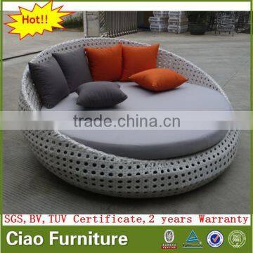 Leisure Rattan Outdoor Round Beach Sunbed / Daybed photo-4