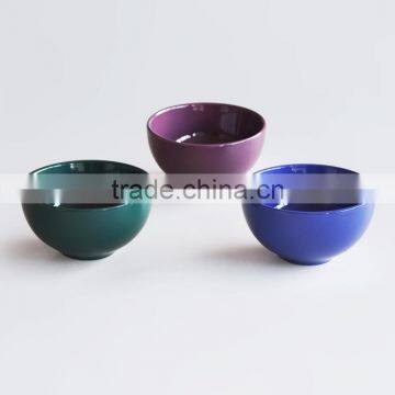 Ceramic Glaze Bowl, Solid Color Cereal Bowl photo-6