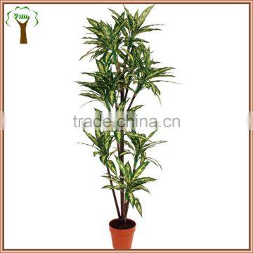 artificial variegated plant for indoor decoration