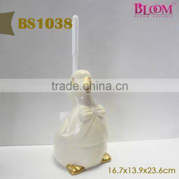 Dolphin Shape Bathroom Accessories Toilet Brush Holder photo-3