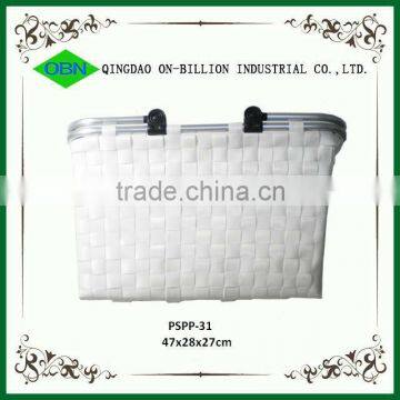 New Carry PP Plastic Weaving Shopping Basket photo-5