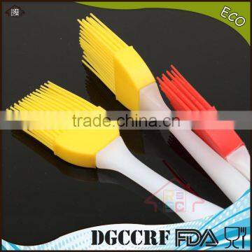 NBRSC Colorful Silicone BBQ Brush Set of 3 With Plastic Handle photo-2