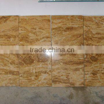 Yellow Wooden Limestone Tile Polished Wooden Yellow Limestone Tile Golden Liemstone photo-3
