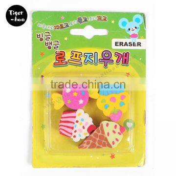 Wholesale Fancy Pencil Eraser 4 pk Dessert Eraser