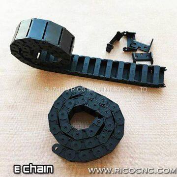 Cable E Chain Wire Drag Carrier Chain with Mounting Bracket End for CNC Machines