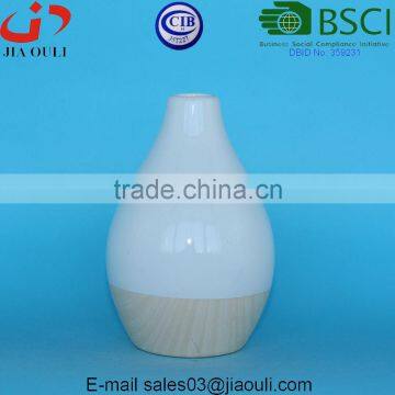 Popular Design Water Transfer Printing Wood Ceramic Vase, Mini Flower Vase photo-3