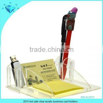 2015 Hot Sale Black Acrylic Business Card Holder photo-3