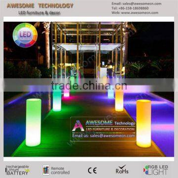 waterproof outdoor led decorative pillar / LED wedding supplies