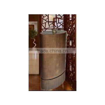 Small Ball Shape Fiber Glass Water Fountain With Rattan Base photo-2