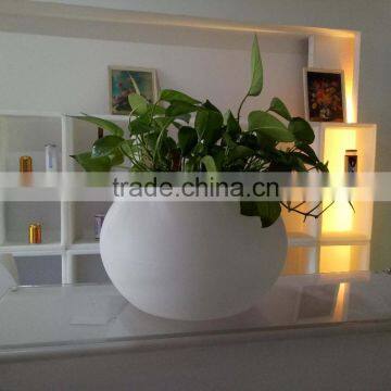 China manufacturer PE plastic led lighting flower pot