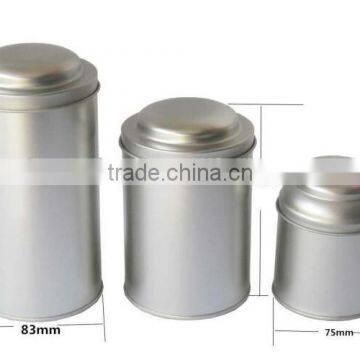 50g 100g 200g Round Metal Tea Tin Box photo-2