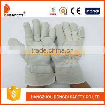 Cow Grain Leather Safety Glove