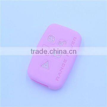 Silicone Car Key Skin Cover Fit for LAND ROVER LR4 Range Rover Smart Key Case photo-2